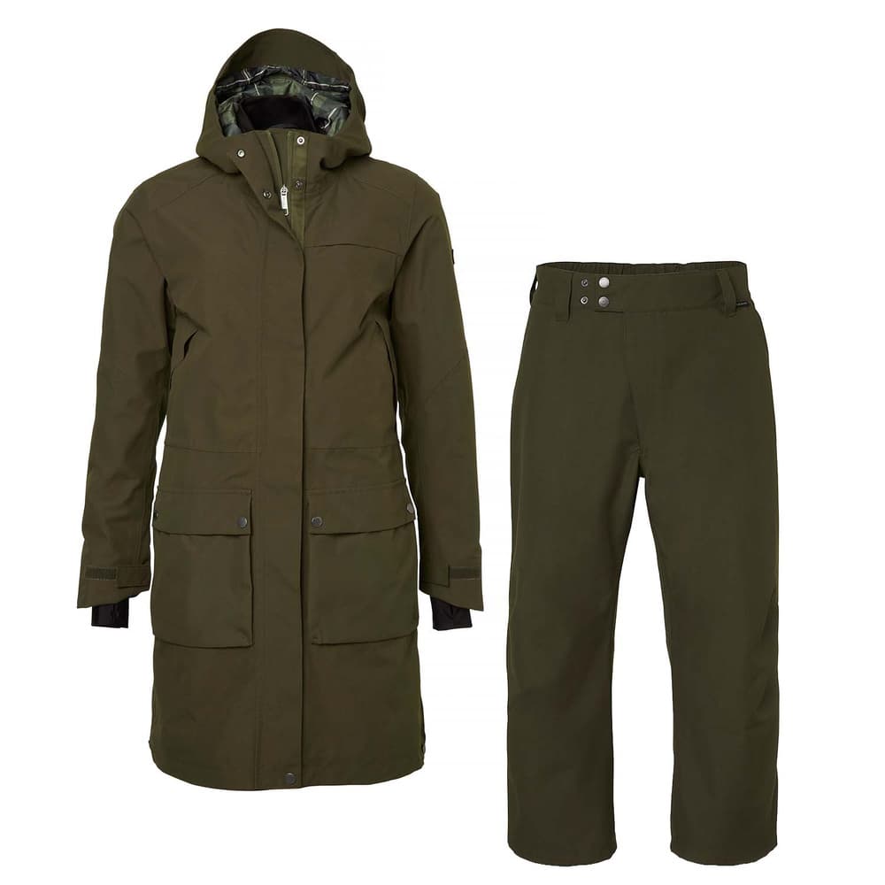 Rain Set Fractus Chevalite Tobacco Green Women, view: 0