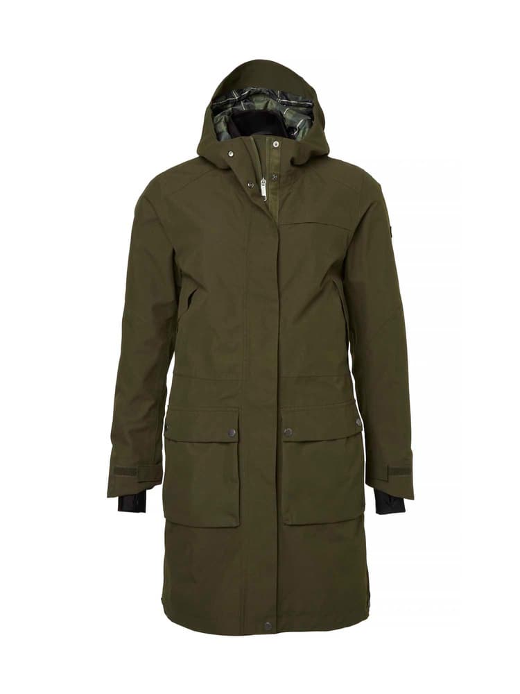 Fractus Chevalite Rain Coat Women Tobacco Green, view: 0