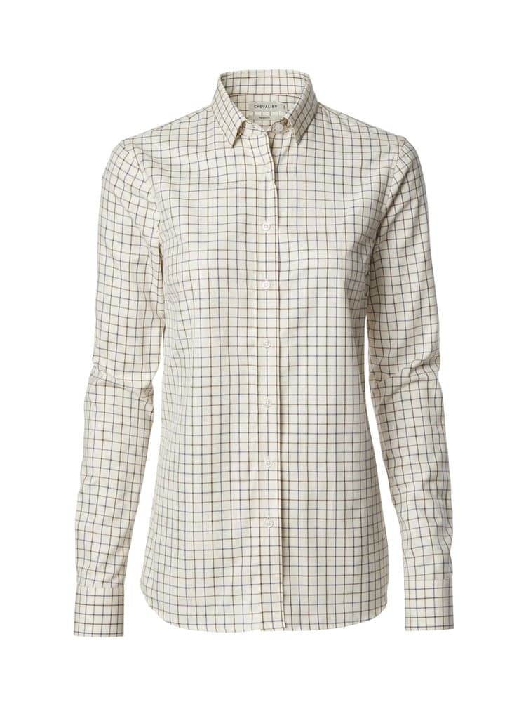 Sheppey Shirt Women Chestnut Tattersall, view: 0