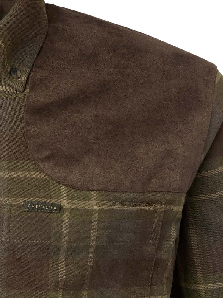 Chill Shooting Fit Coolmax Shirt Men Pinegrove Green Checked, view: 3