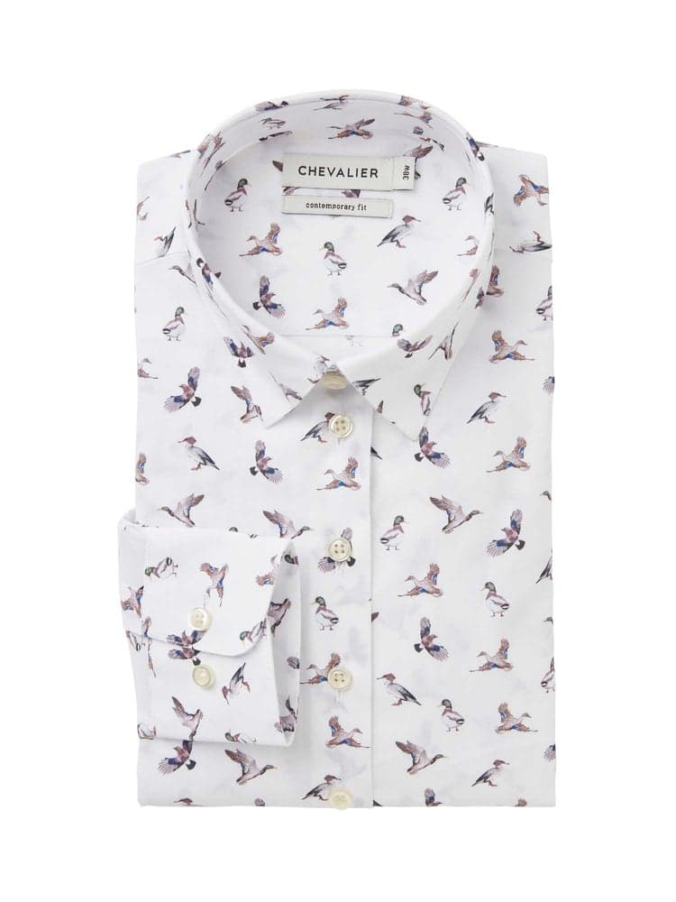 Lindsey Contemporary Fit Shirt Women Ducks and Friends, view: 2