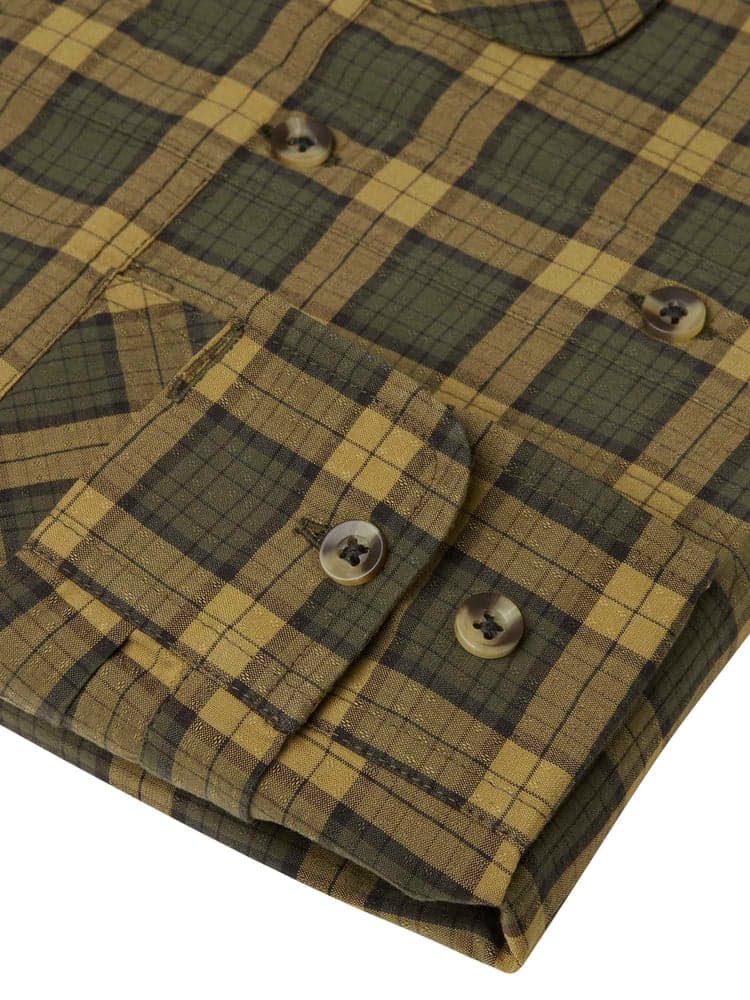 Creek Shooting Fit Coolmax Shirt Women Moss Checked, view: 4