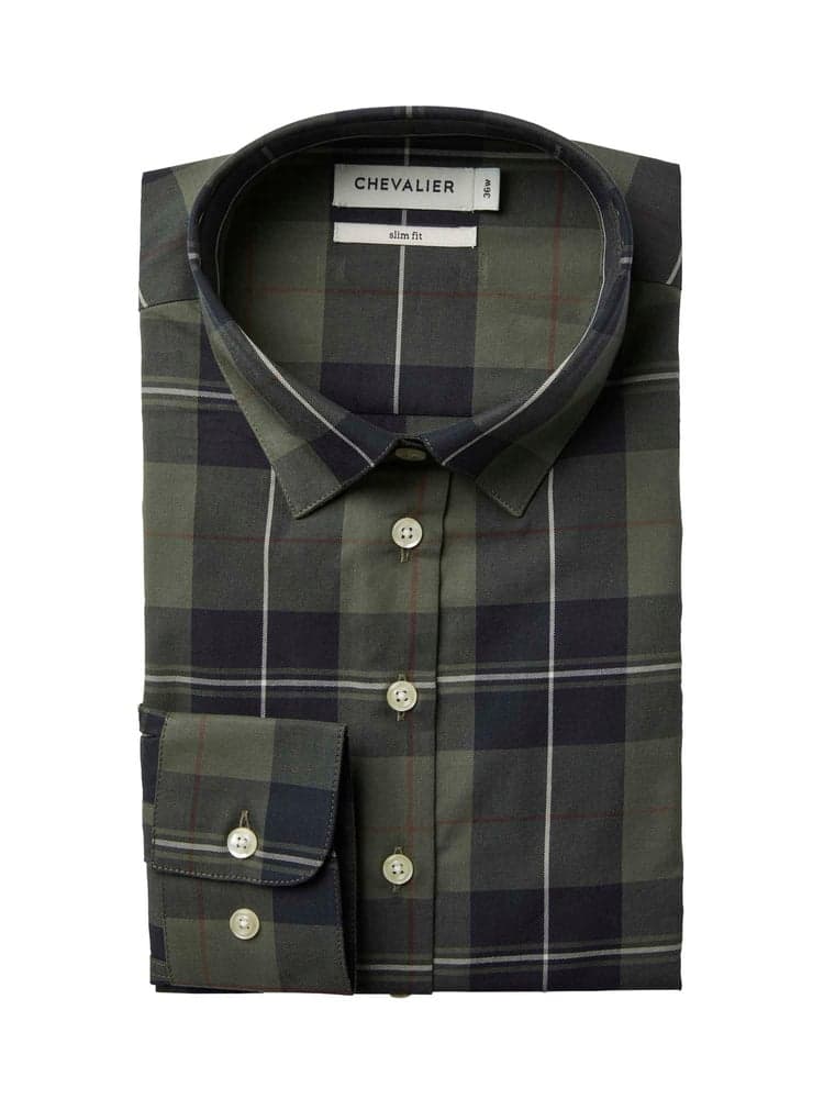 Madeley Contemporary Fit Shirt Women Chevalier Check Dark, view: 2