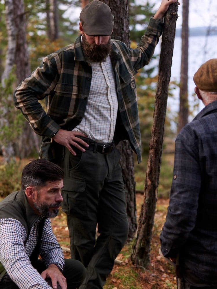 Axe Overshirt Men Green Checked, view: 1