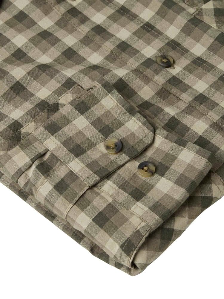 Creek Shooting Fit Coolmax Shirt Men Mink Brown Checked, view: 4