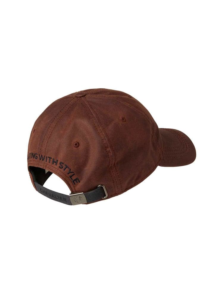 Dimlands Waxed Cotton Cap Wine Red, view: 1