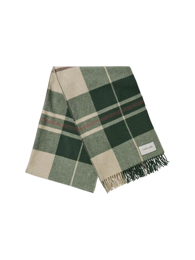Anne Wool Scarf Chevalier XL Check Light, view: 1