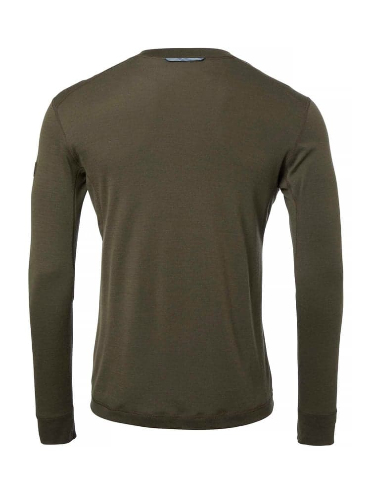Chevalier 200 Merinowool Crewneck Men Tarmac Green, view: 2