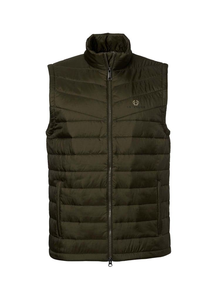 Exton Padded Vest Men Dark Forest Green, view: 0