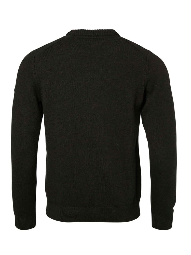 Milford O-Neck Wool Pullover Men Dark Green, view: 1