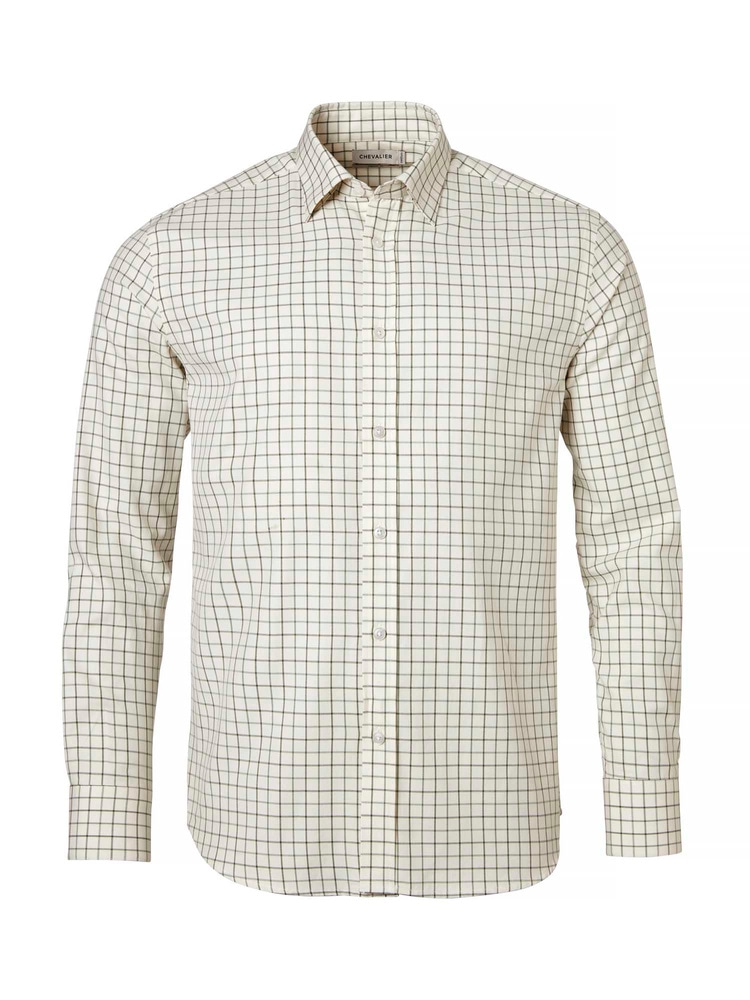 productCard.productImage: Luton Shooting Fit Shirt Men Hunter Green Tattersall