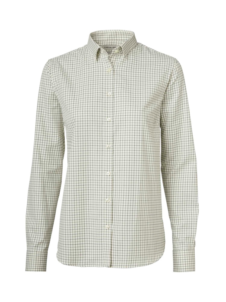 productCard.productImage: Chorley Shooting Fit Shirt Women Thyme Green Tattersall