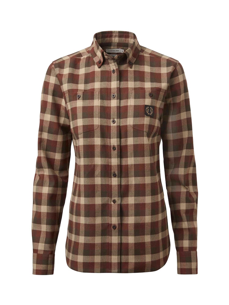 productCard.productImage: Heron Flannel Shirt Women Holly Green Checked