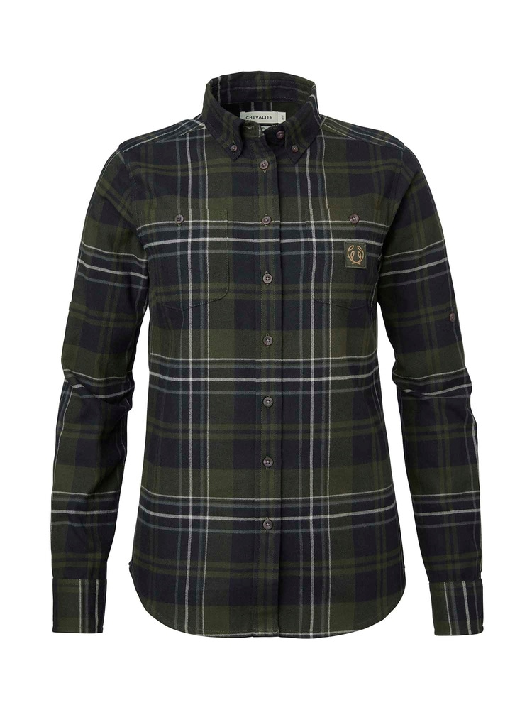 productCard.productImage: Heron Flannel Shirt Women October Green Checked