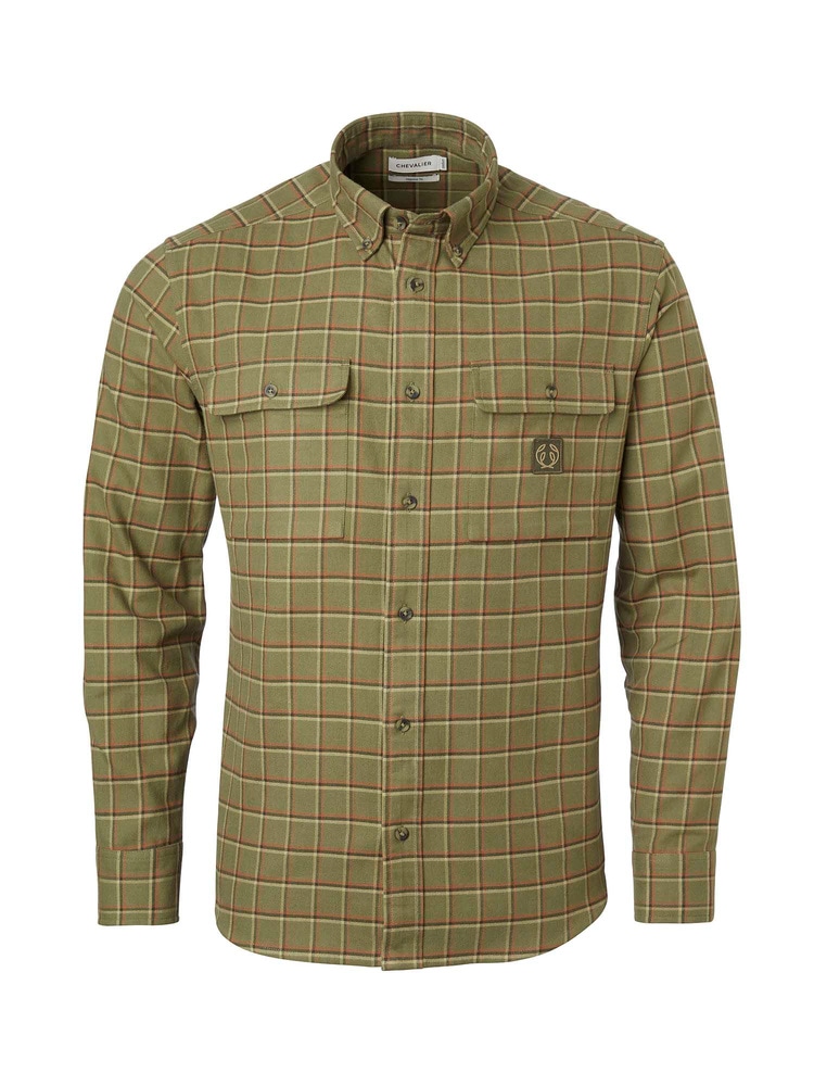 productCard.productImage: Heron Flannel Shirt Men Field Green Checked