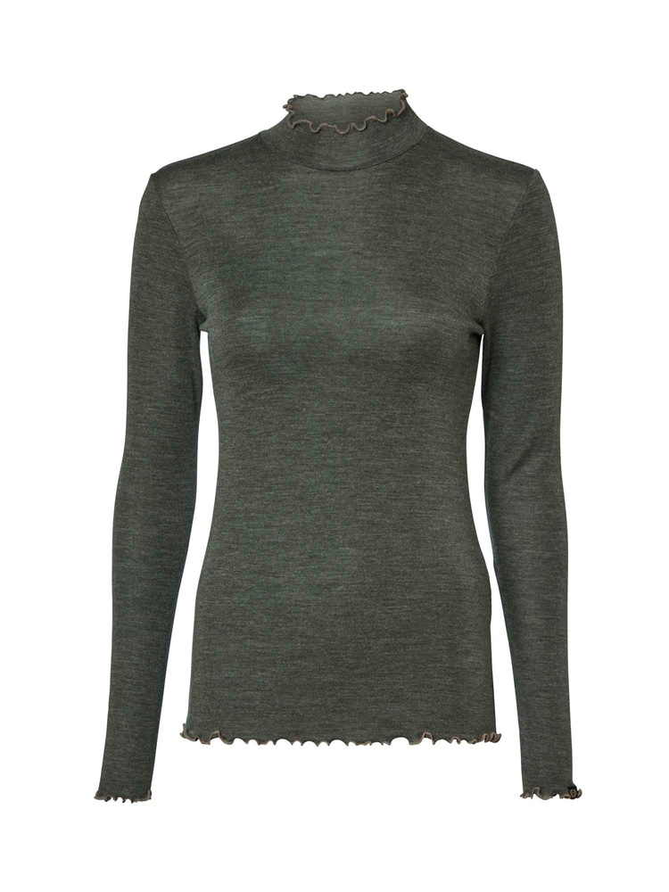 productCard.productImage: Haven Longsleeve Wool Top Women Dark Midnight Pine