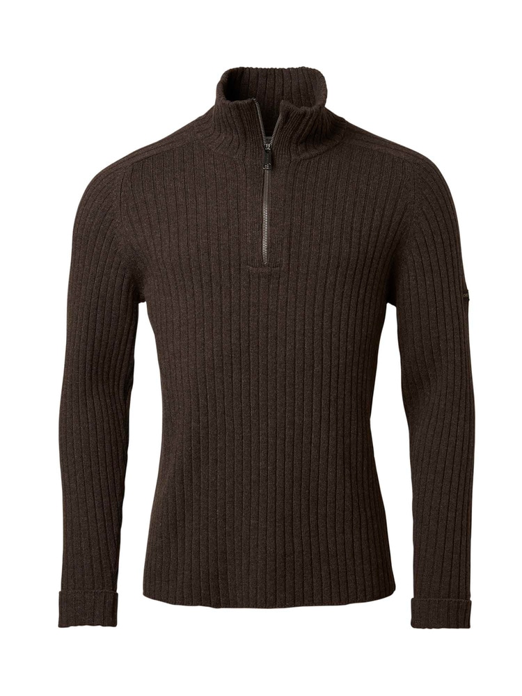 productCard.productImage: Antony Half Zip Wool Pullover Men Antler Brown