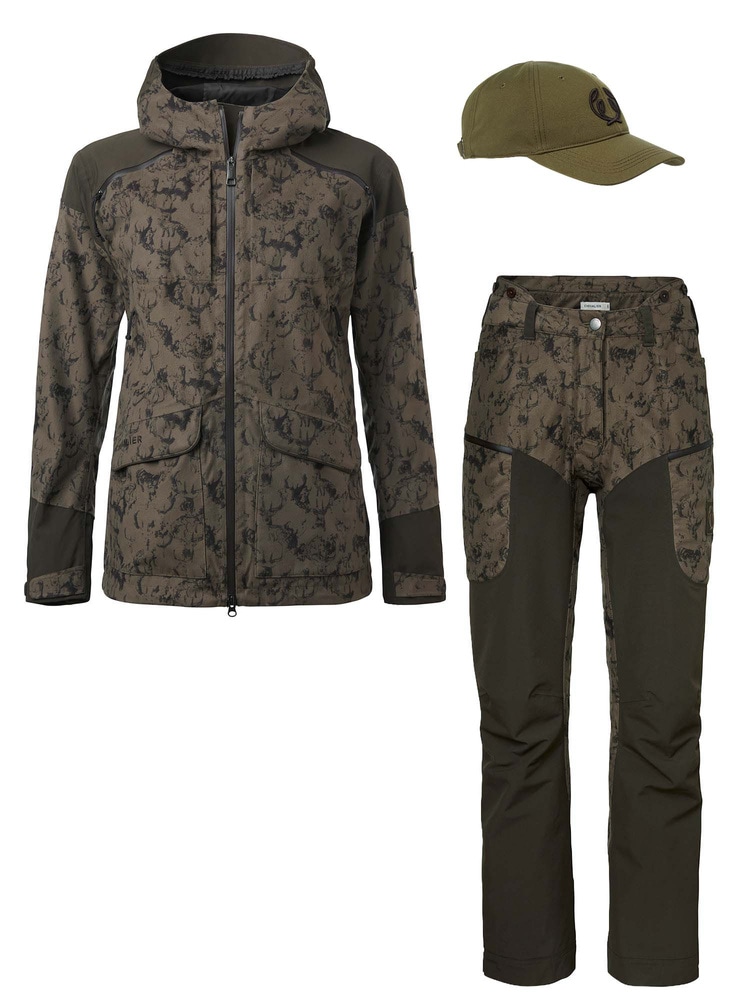 productCard.productImage: Hunting Set Pointer Chevalite Women 3.0 - Autumn Green Deer