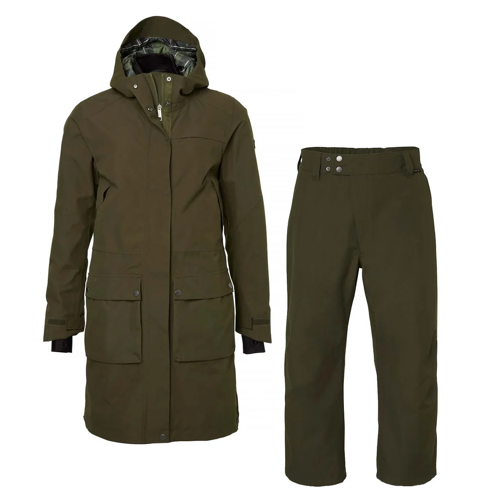 productImage: Rain Set Fractus Chevalite Tobacco Green Women